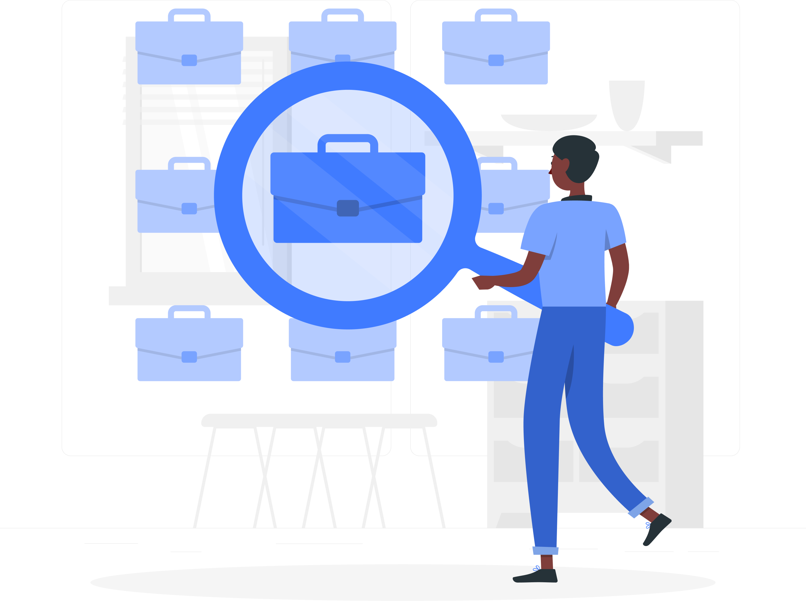 Job seeker illustration